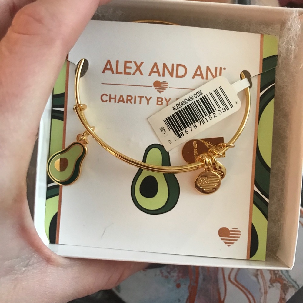 Alex and Ani Gold Avocado Bracelet